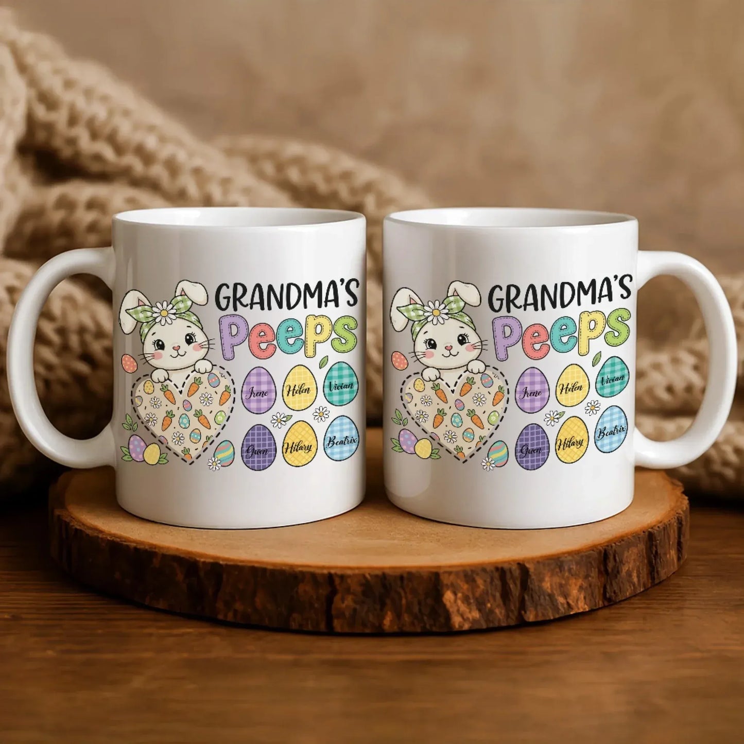 Personalized Mugs The Great Gift Of Easter Is Hope - Personalized Easter Day Custom Ceramic Mug