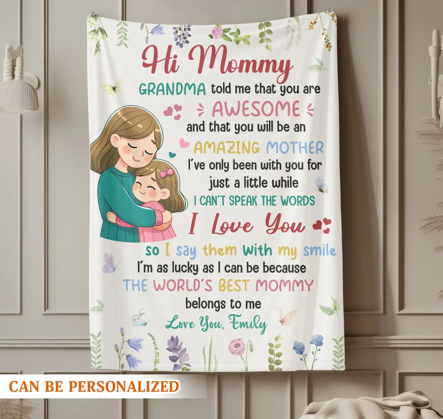 Personalized Blankets A Mother Is Always The Beginning, She Is How Things Begin - Personalized Mother's Day Custom Blanket
