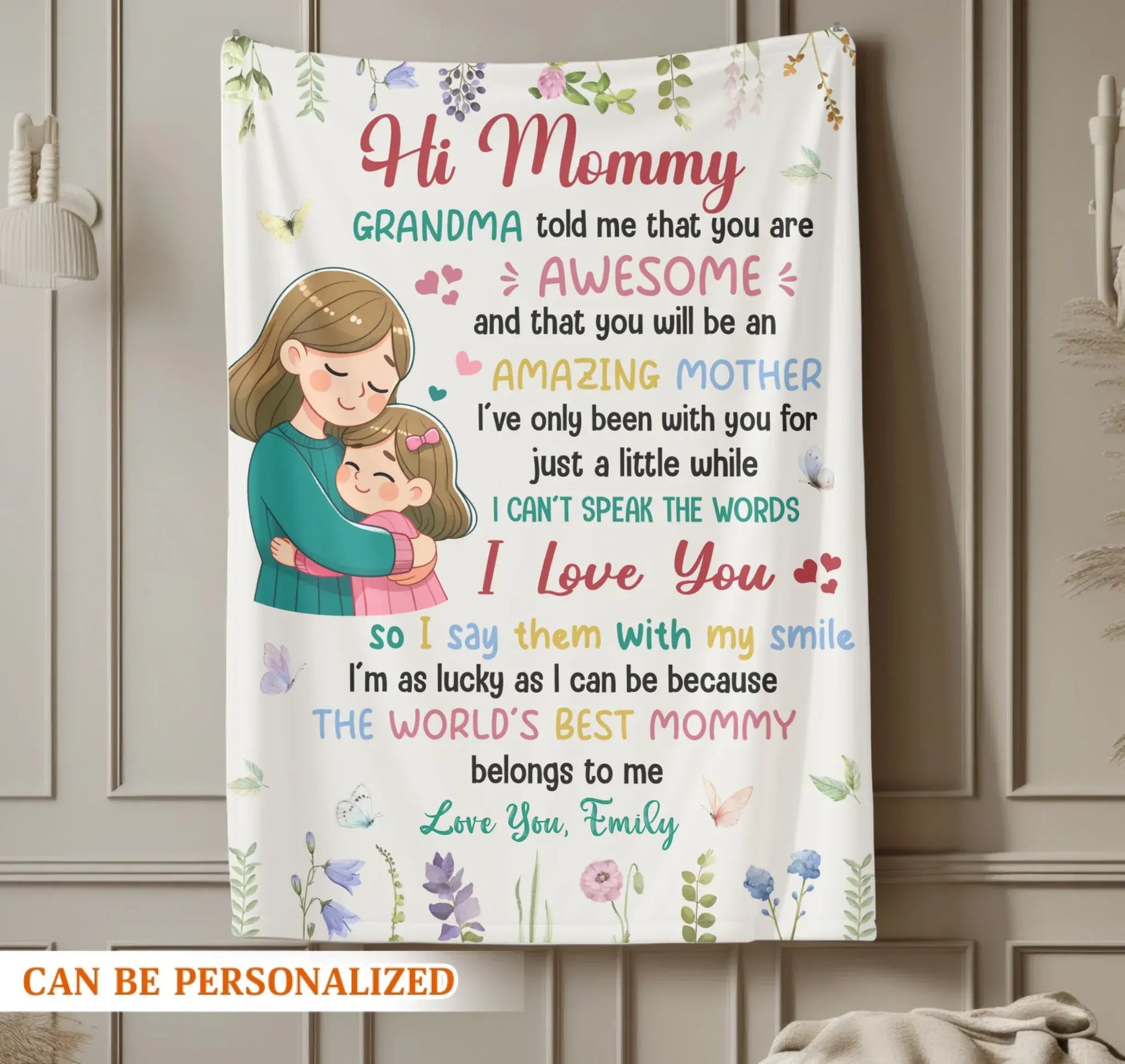 Personalized Blankets A Mother Is Always The Beginning, She Is How Things Begin - Personalized Mother's Day Custom Blanket