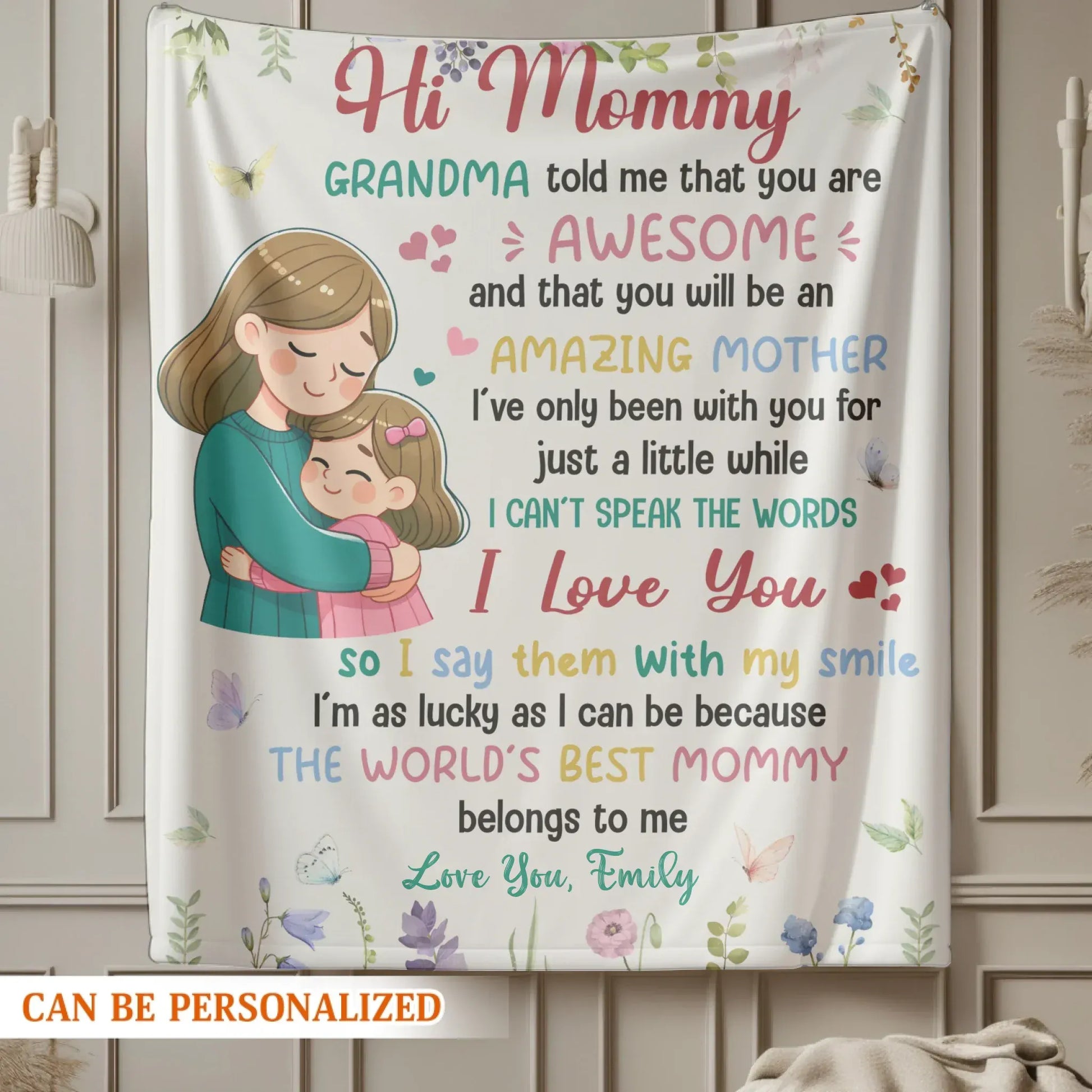 Personalized Blankets A Mother Is Always The Beginning, She Is How Things Begin - Personalized Mother's Day Custom Blanket