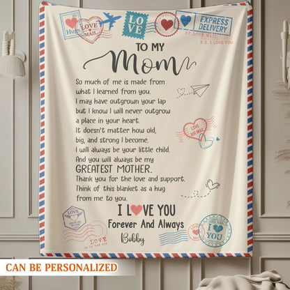 Personalized Blankets A Mother's Love Is Like A Compass That Guides Us Through Life's Journey - Personalized Mother's Day Custom Blanket