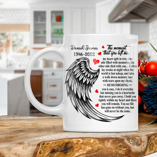 Personalized Mugs MUG - TD / WHITE / 11oz Those We Love Don't Go Away, They Walk Beside Us Every Day - Personalized Memorial Day Custom Ceramic Mug