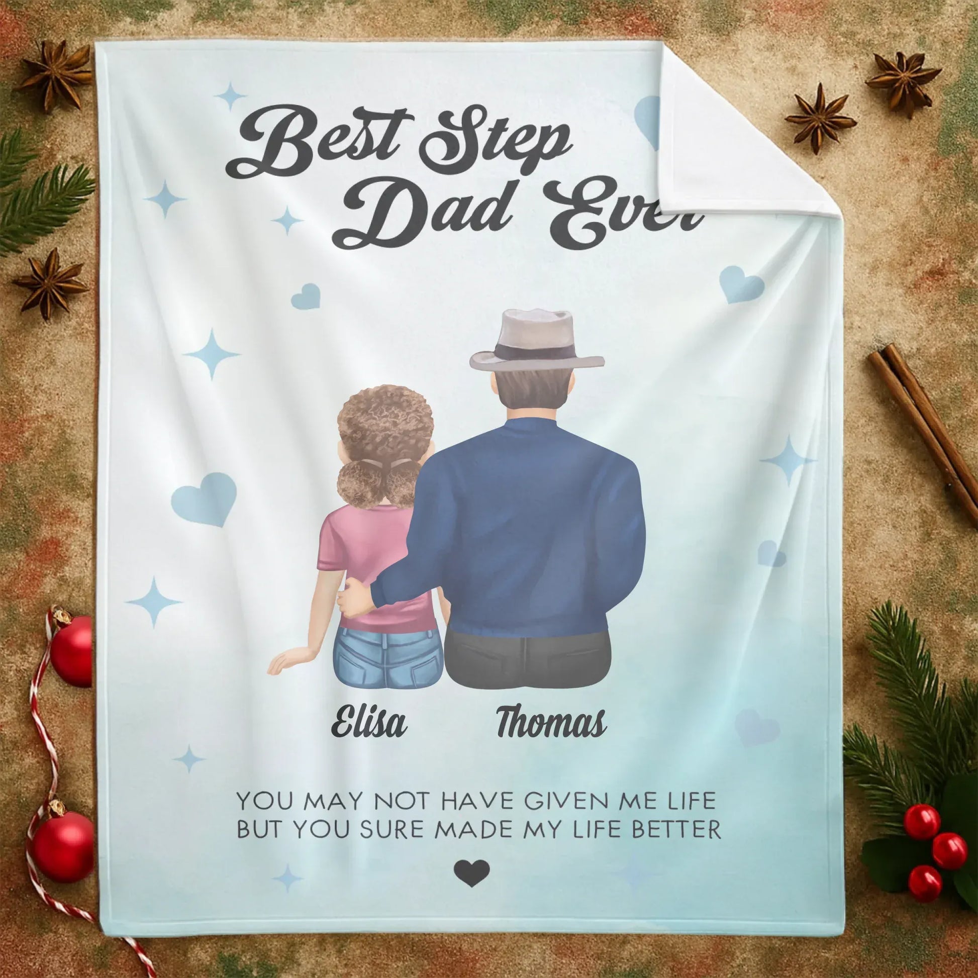 Personalized Blankets You May Not Have Given Me Life, But You Sure Made My Life Better - Personalized Father's Day Custom Blanket