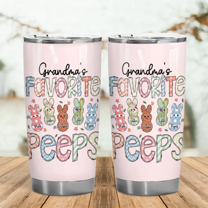 Personalized Tumblers A Garden Of Love Grows In A Grandmother's Heart - Personalized Easter Day Custom Tumbler