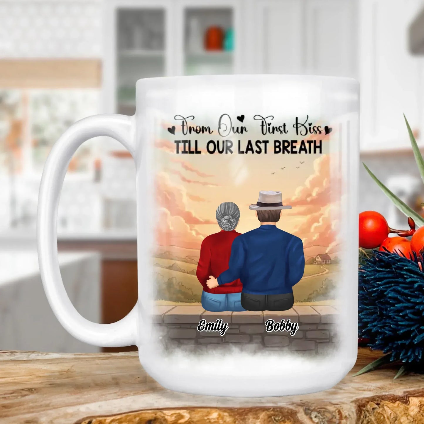 Personalized Mugs MUG - TD / WHITE / 15oz What Will Matter Is That, I Had You And You Had Me - Personalized Memorial Day Custom Ceramic Mug