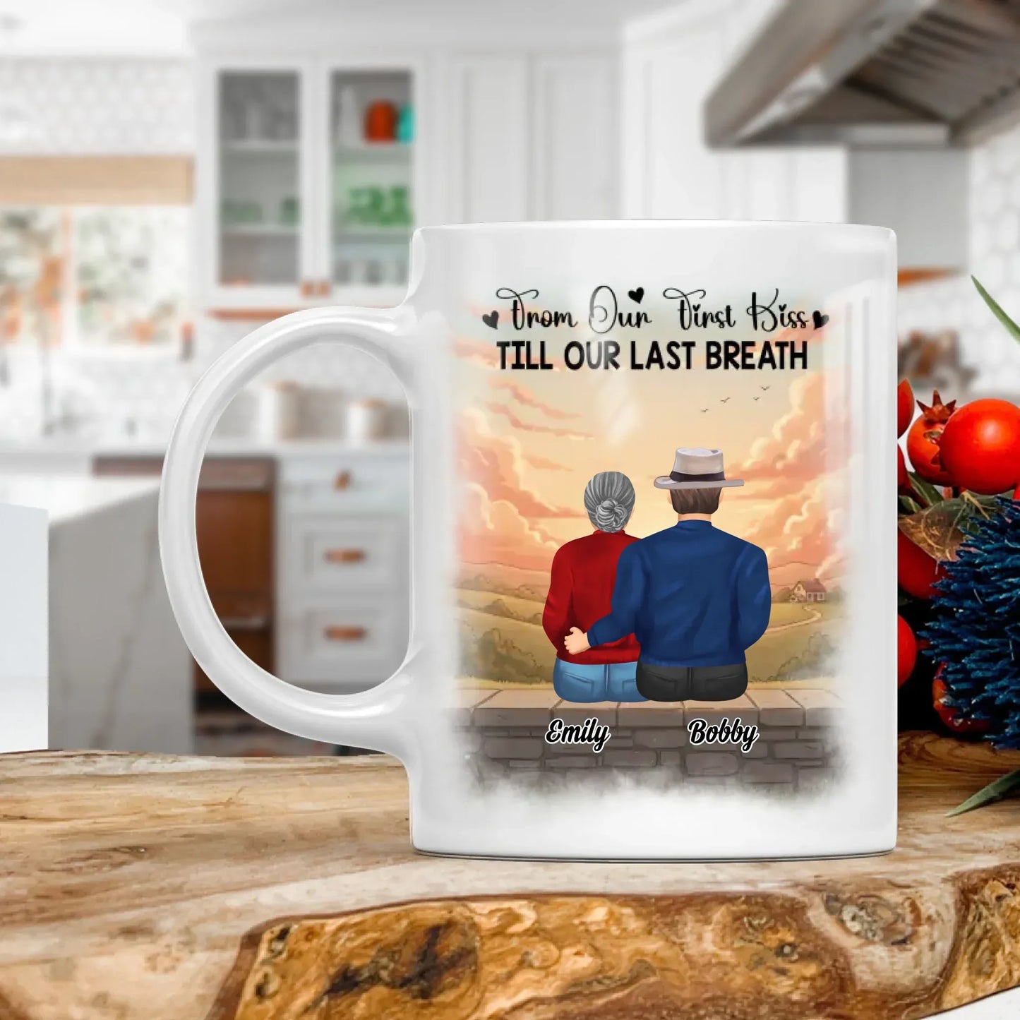 Personalized Mugs MUG - TD / WHITE / 11oz What Will Matter Is That, I Had You And You Had Me - Personalized Memorial Day Custom Ceramic Mug