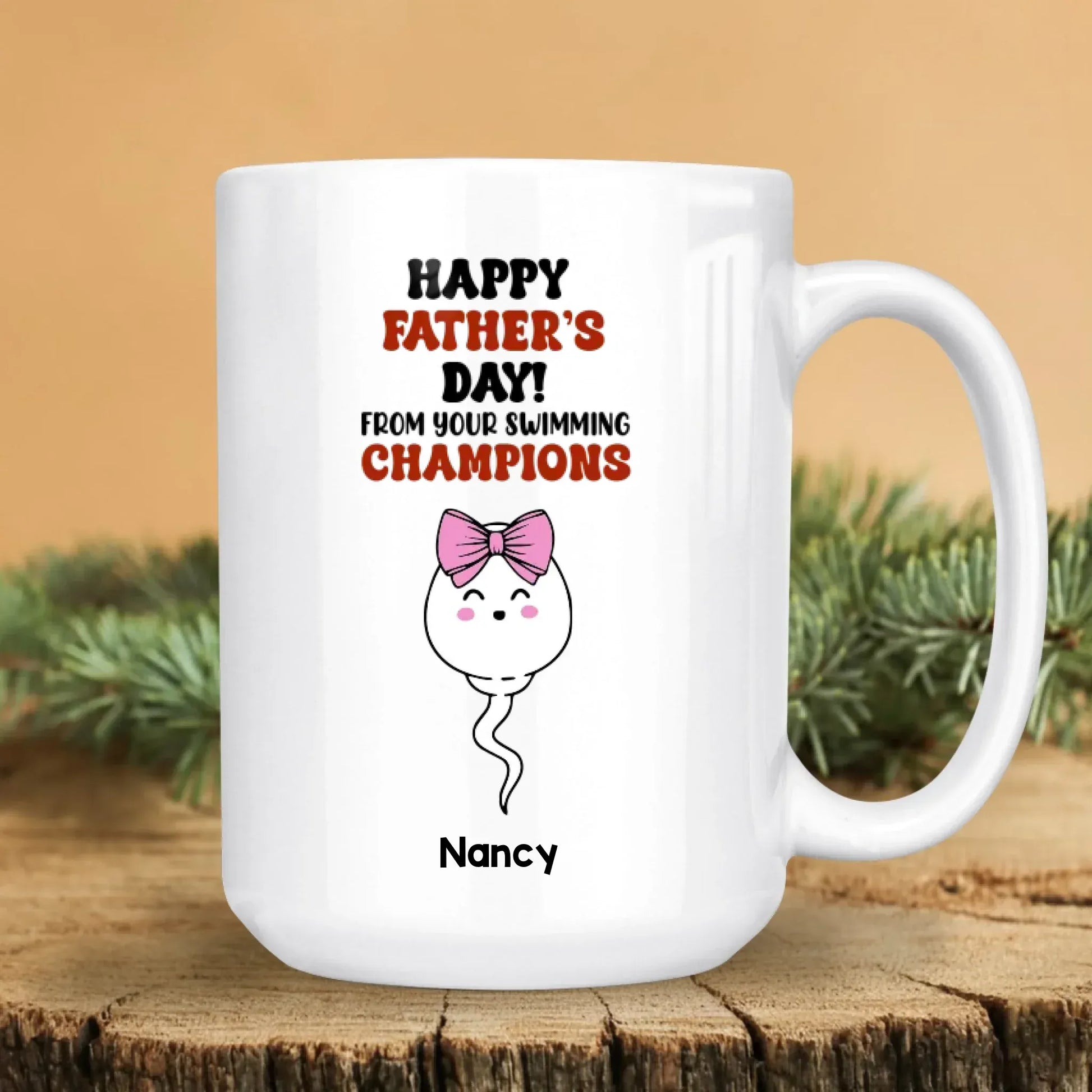 Personalized Mugs The World I'm Glad I Shot Out Of Yours - Personalized Father's Day Custom Ceramic Mug