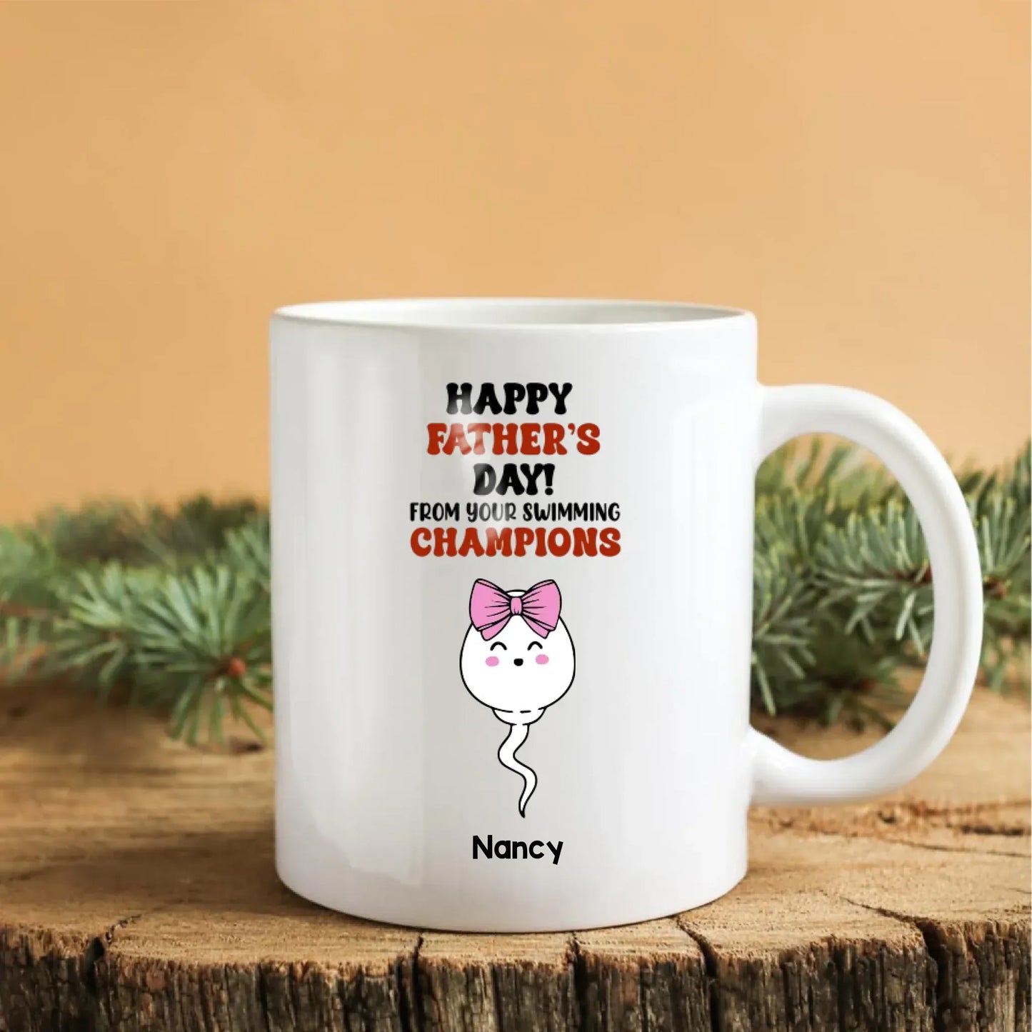 Personalized Mugs The World I'm Glad I Shot Out Of Yours - Personalized Father's Day Custom Ceramic Mug