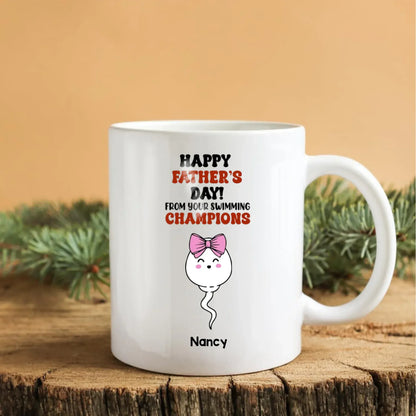 Personalized Mugs The World I'm Glad I Shot Out Of Yours - Personalized Father's Day Custom Ceramic Mug