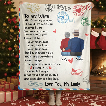 Personalized Blankets I Love You Forever & Always, Wrap Yourself Up In This And Consider It A Big Hug - Personalized Mother's Day Custom Blanket