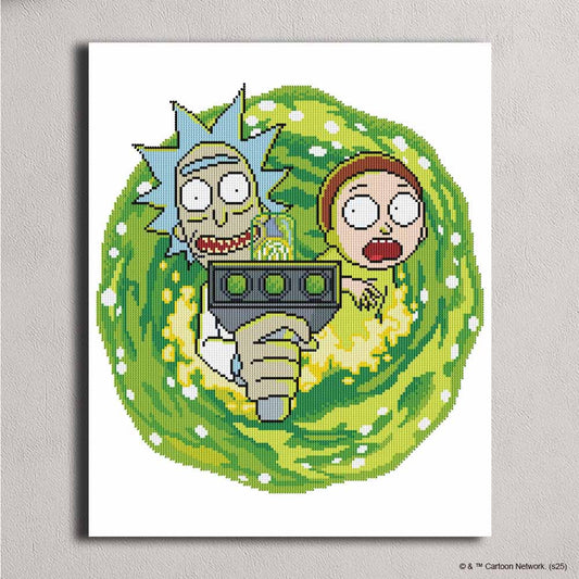 Diamond Painting Kits 17.7" x 21.7" / 45cm x 55cm Rick & Morty - Diamond Painting Kit