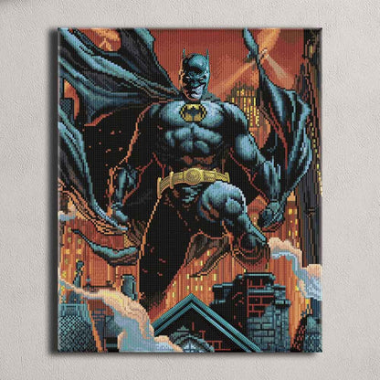 17.7" x 21.7" / 45cm x 55cm Batman Gotham's Vigilante - Diamond Painting Kit