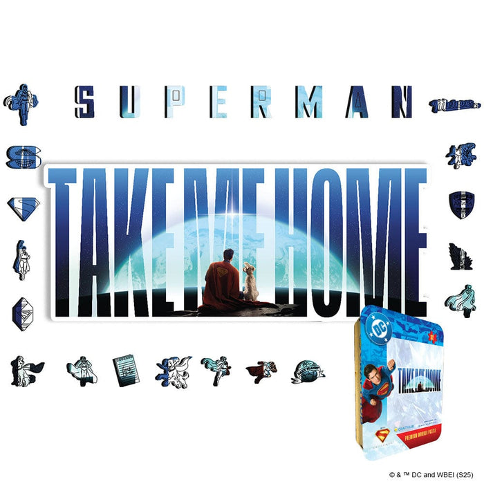 Superman Take Me Home - Wooden Jigsaw Puzzle