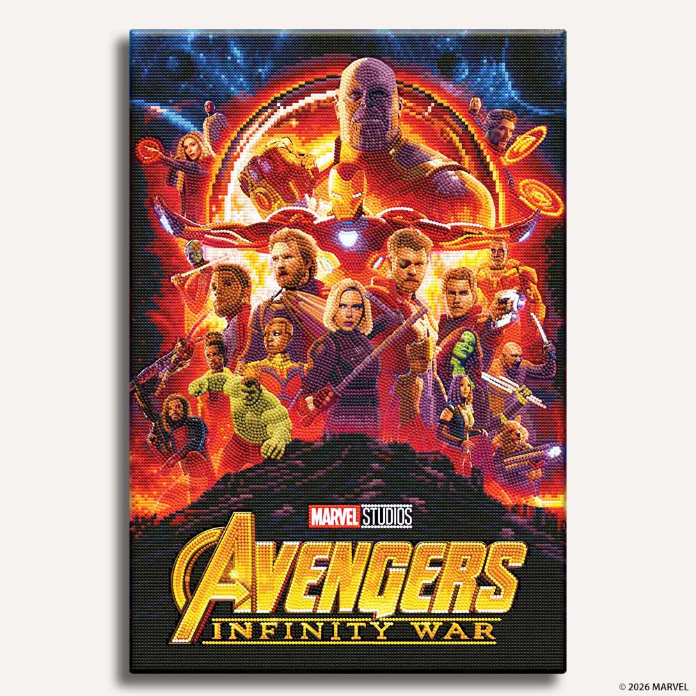 Diamond Painting Kits 15.6" x 23.2" | 40cm x 59cm Avengers: Infinity War - Diamond Painting Kit