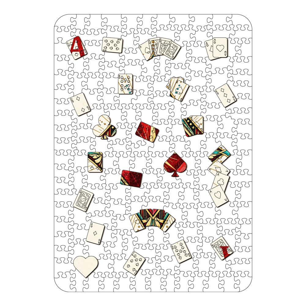 Animal Jigsaw Puzzle > Wooden Jigsaw Puzzle > Jigsaw Puzzle Ace Diamond - Wooden Jigsaw Puzzle