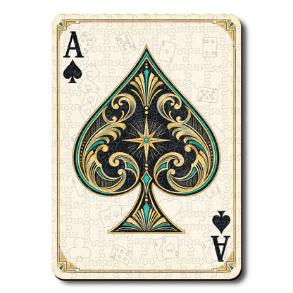 Animal Jigsaw Puzzle > Wooden Jigsaw Puzzle > Jigsaw Puzzle Ace Spade - Wooden Jigsaw Puzzle