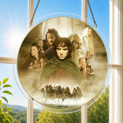Acrylic Jigsaw Puzzle Acrylic Jigsaw Puzzle Suncatcher - Fellowship of the Ring