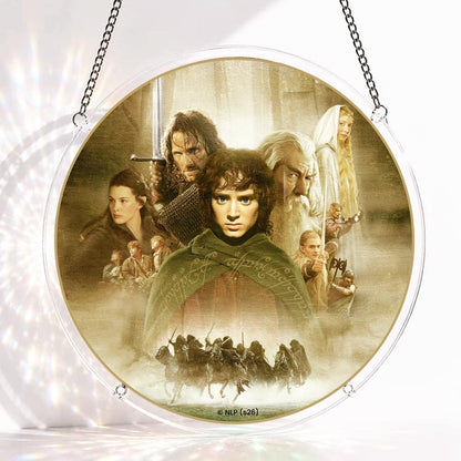 Acrylic Jigsaw Puzzle S - (7 inch) Acrylic Jigsaw Puzzle Suncatcher - Fellowship of the Ring
