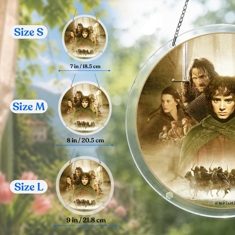 Acrylic Jigsaw Puzzle Acrylic Jigsaw Puzzle Suncatcher - Fellowship of the Ring