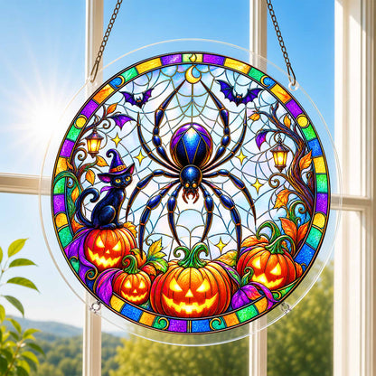 Acrylic Jigsaw Puzzle Acrylic Jigsaw Puzzle Suncatcher - Spooky Spider