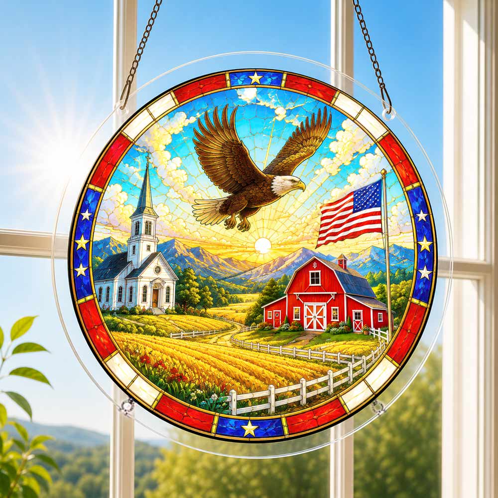 Acrylic Jigsaw Puzzle Acrylic Jigsaw Puzzle Suncatcher - Heartland Glory