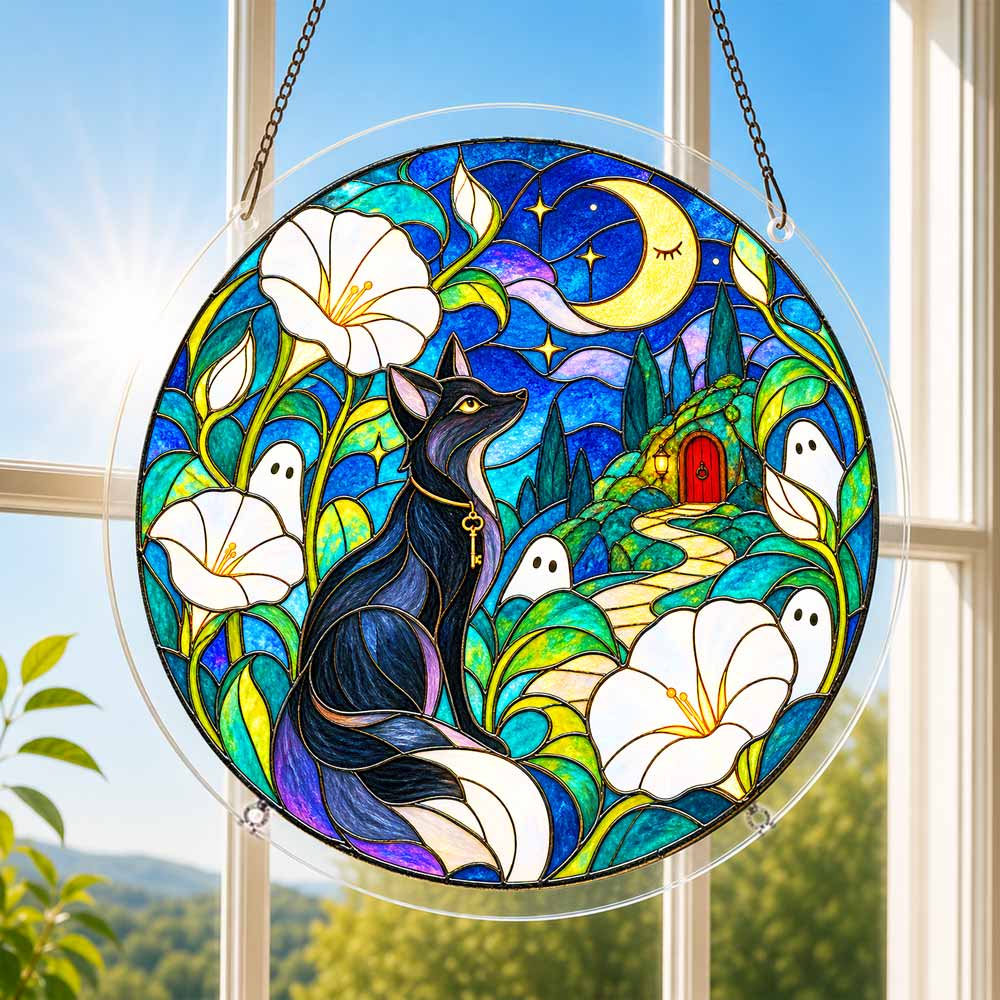 Acrylic Jigsaw Puzzle Acrylic Jigsaw Puzzle Suncatcher - Spooky Lilies