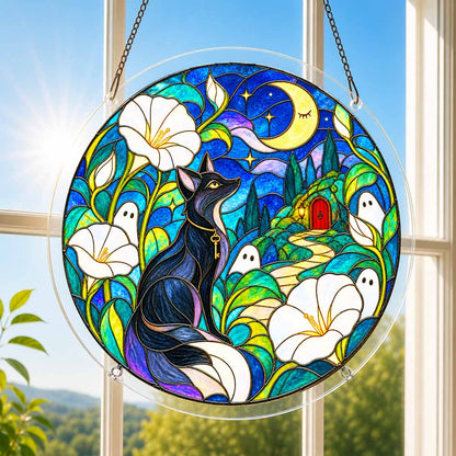 Acrylic Jigsaw Puzzle Acrylic Jigsaw Puzzle Suncatcher - Spooky Lilies