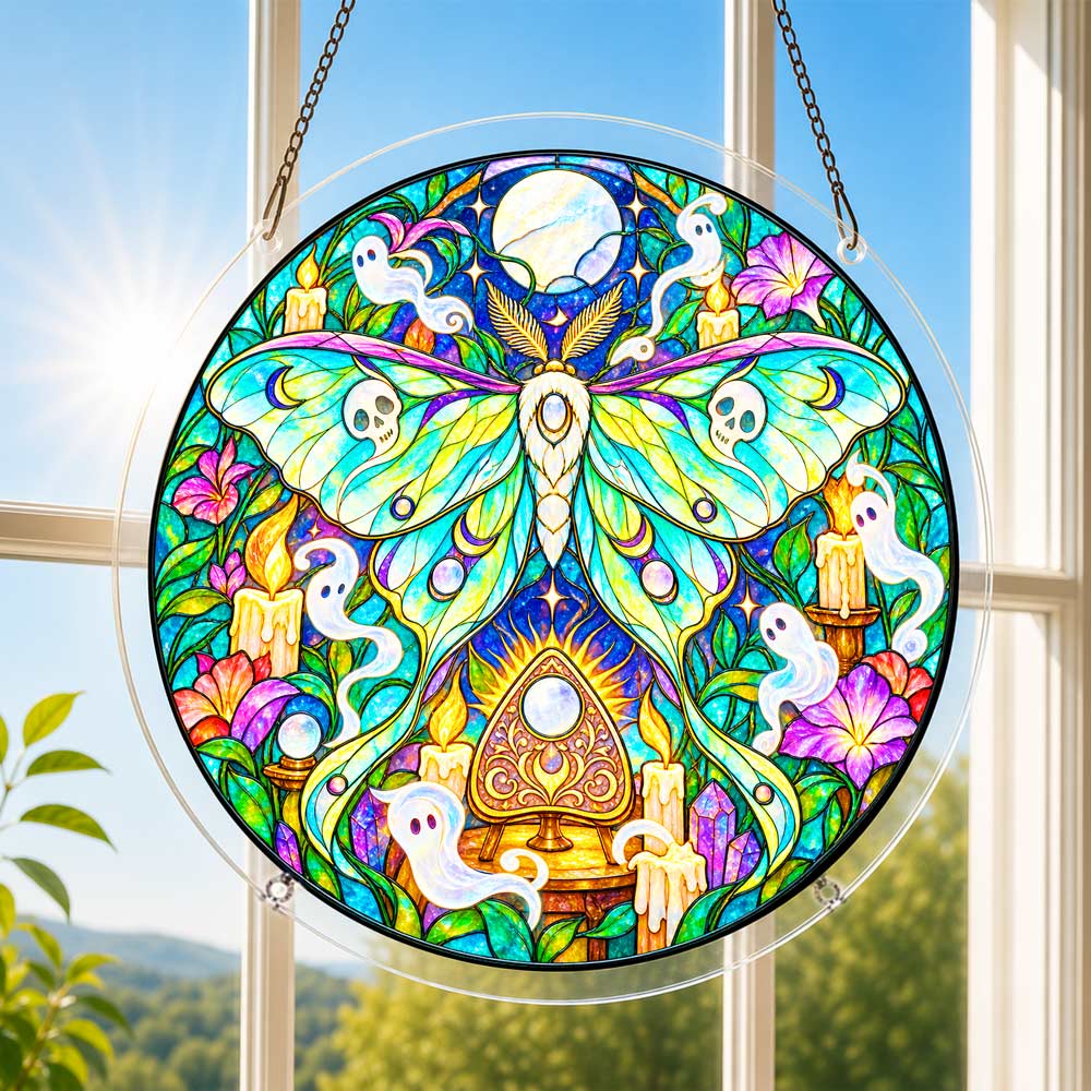Acrylic Jigsaw Puzzle Acrylic Jigsaw Puzzle Suncatcher - Spirit Moth
