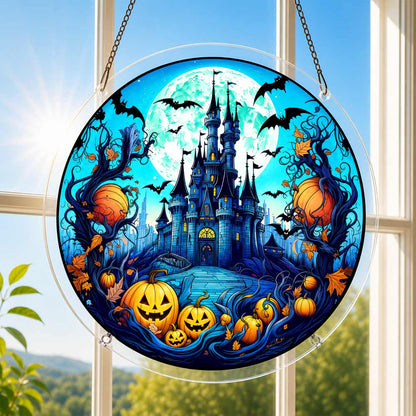 Acrylic Jigsaw Puzzle Acrylic Jigsaw Puzzle Suncatcher - Haunted Castle