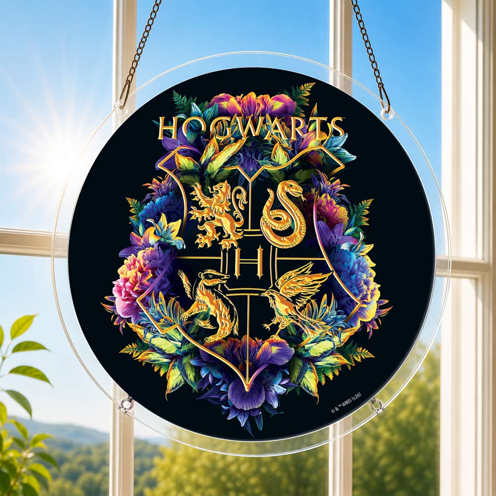 Acrylic Jigsaw Puzzle Acrylic Jigsaw Puzzle Suncatcher - Hogwarts Crest