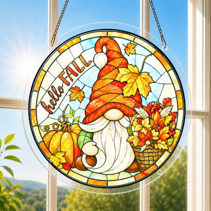 Acrylic Jigsaw Puzzle Acrylic Jigsaw Puzzle Suncatcher - Hello Fall