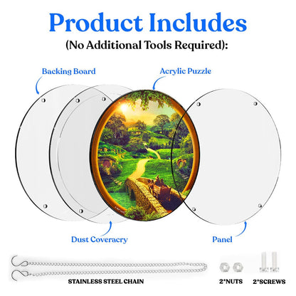 Acrylic Jigsaw Puzzle Acrylic Jigsaw Puzzle Suncatcher - The Shire