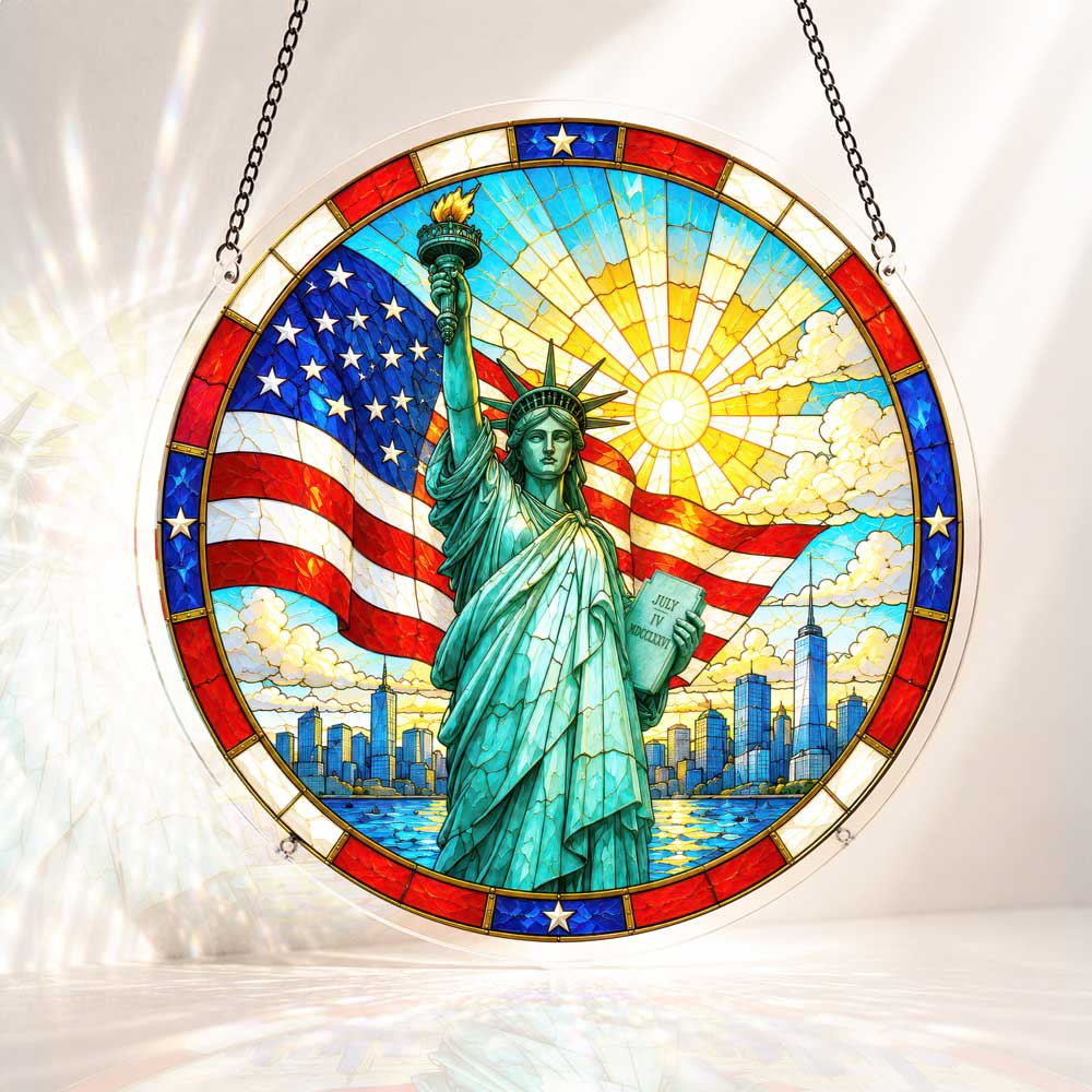 Acrylic Jigsaw Puzzle 🔥Limited Edition🔥5-Pack 250 Years of Freedom Anniversary -Acrylic Jigsaw Puzzle Suncatcher
