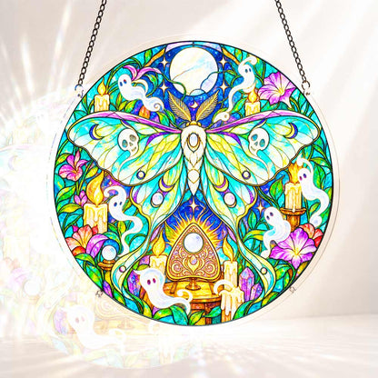 Acrylic Jigsaw Puzzle S - (7 inch) Acrylic Jigsaw Puzzle Suncatcher - Spirit Moth
