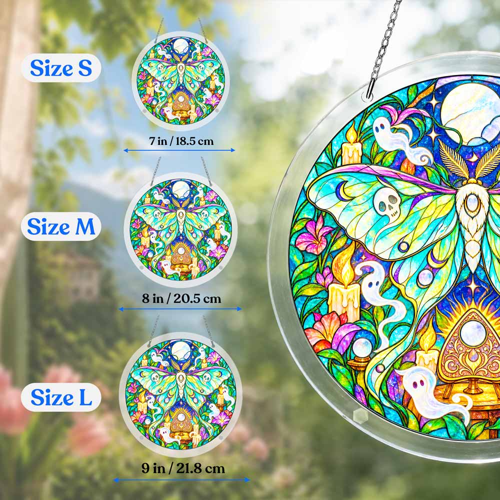 Acrylic Jigsaw Puzzle Acrylic Jigsaw Puzzle Suncatcher - Spirit Moth