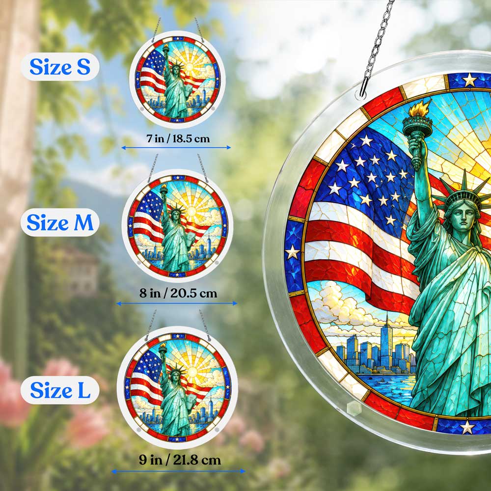 Acrylic Jigsaw Puzzle 🔥Last Day 🔥 Acrylic Jigsaw Puzzle Suncatcher - Freedom's Beacon