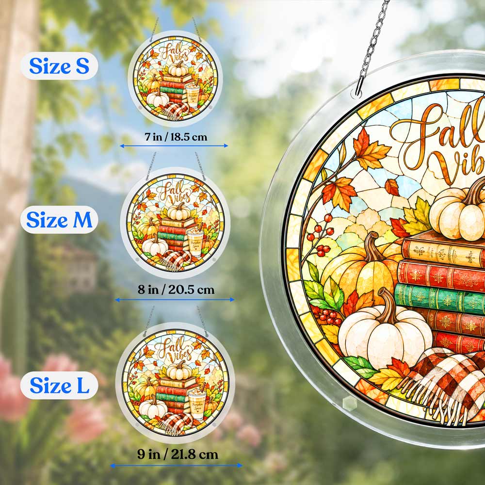 Acrylic Jigsaw Puzzle Acrylic Jigsaw Puzzle Suncatcher - Fall Vibes