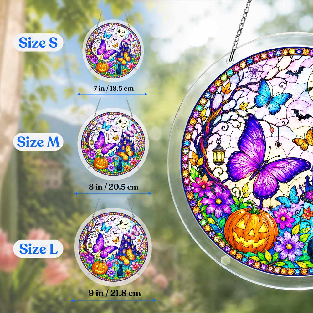 Acrylic Jigsaw Puzzle Acrylic Jigsaw Puzzle Suncatcher - Butterfly Halloween