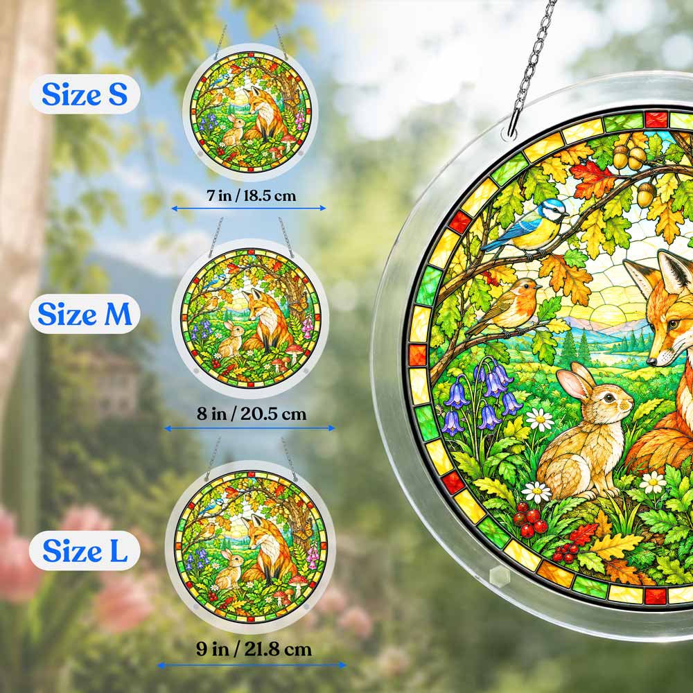 Acrylic Jigsaw Puzzle Acrylic Jigsaw Puzzle Suncatcher - Woodland Fox