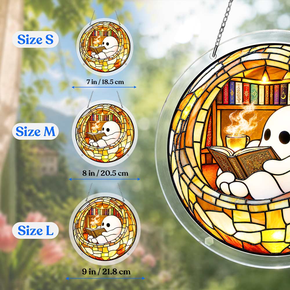 Acrylic Jigsaw Puzzle Acrylic Jigsaw Puzzle Suncatcher - Reading Ghost