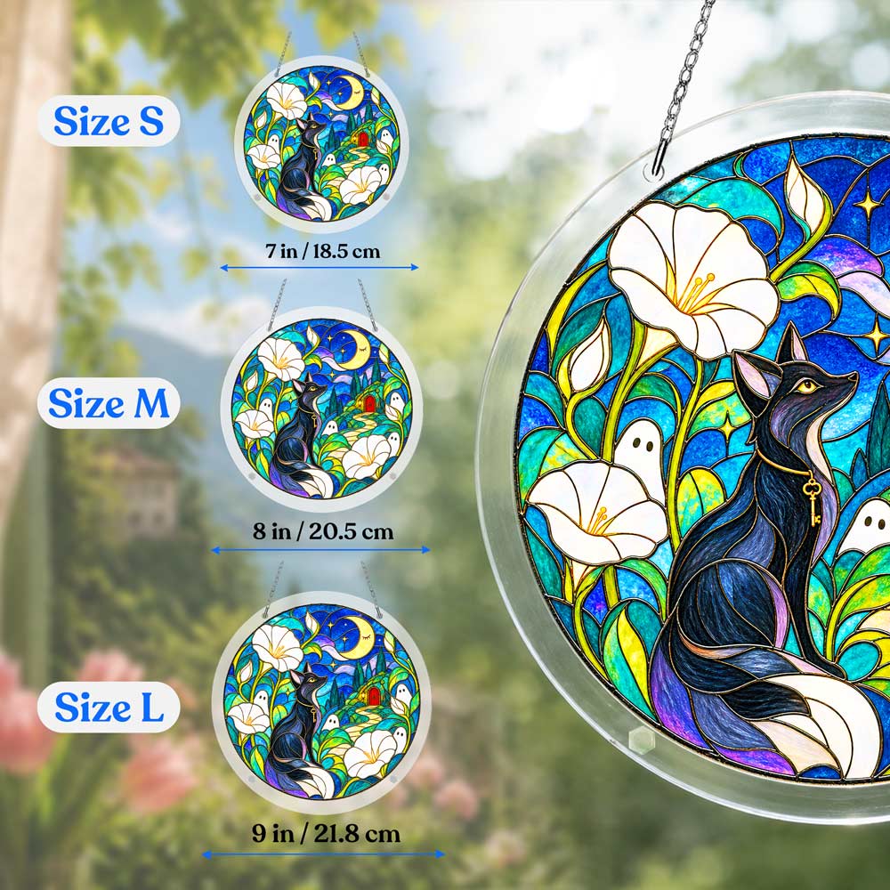 Acrylic Jigsaw Puzzle Acrylic Jigsaw Puzzle Suncatcher - Spooky Lilies