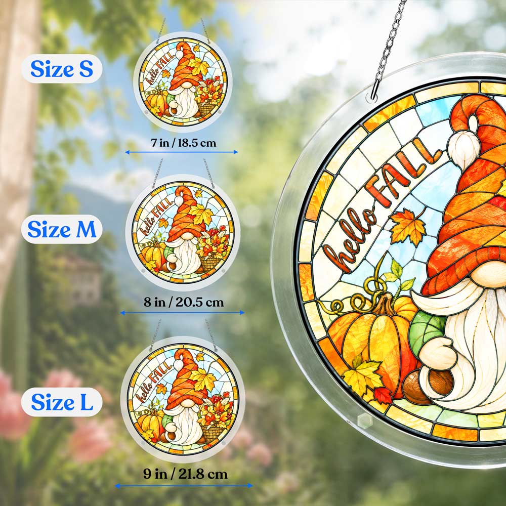Acrylic Jigsaw Puzzle Acrylic Jigsaw Puzzle Suncatcher - Hello Fall