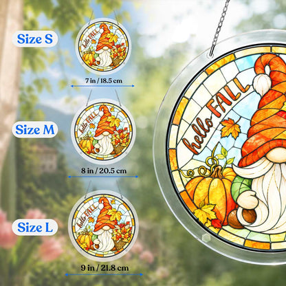 Acrylic Jigsaw Puzzle Acrylic Jigsaw Puzzle Suncatcher - Hello Fall
