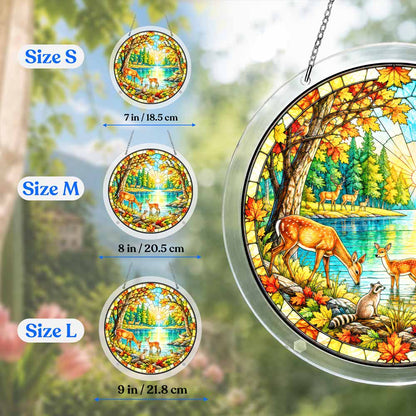 Acrylic Jigsaw Puzzle Acrylic Jigsaw Puzzle Suncatcher - Autumn Lake