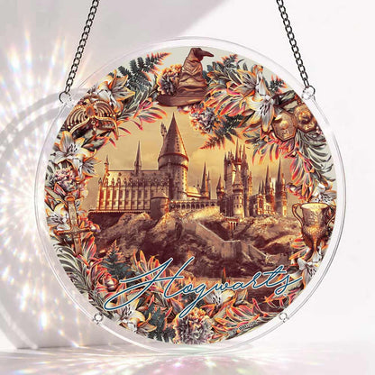 Acrylic Jigsaw Puzzle S - (7 inch) Acrylic Jigsaw Puzzle Suncatcher - Hogwarts Legacy