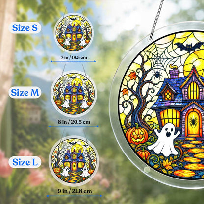 Acrylic Jigsaw Puzzle Acrylic Jigsaw Puzzle Suncatcher - Ghost Cottage