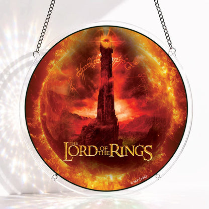 Acrylic Jigsaw Puzzle S - (7 inch) Acrylic Jigsaw Puzzle Suncatcher - The Eye of Sauron