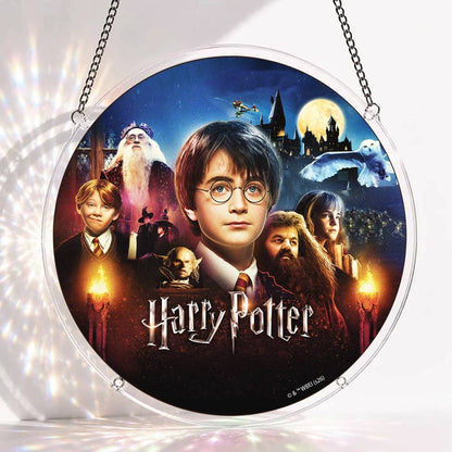 Acrylic Jigsaw Puzzle S - (7 inch) Acrylic Jigsaw Puzzle Suncatcher - Wizarding Heroes