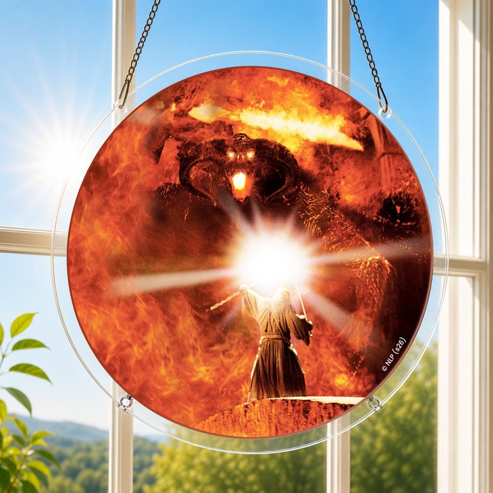 Acrylic Jigsaw Puzzle Acrylic Jigsaw Puzzle Suncatcher - Gandalf VS The Balrog