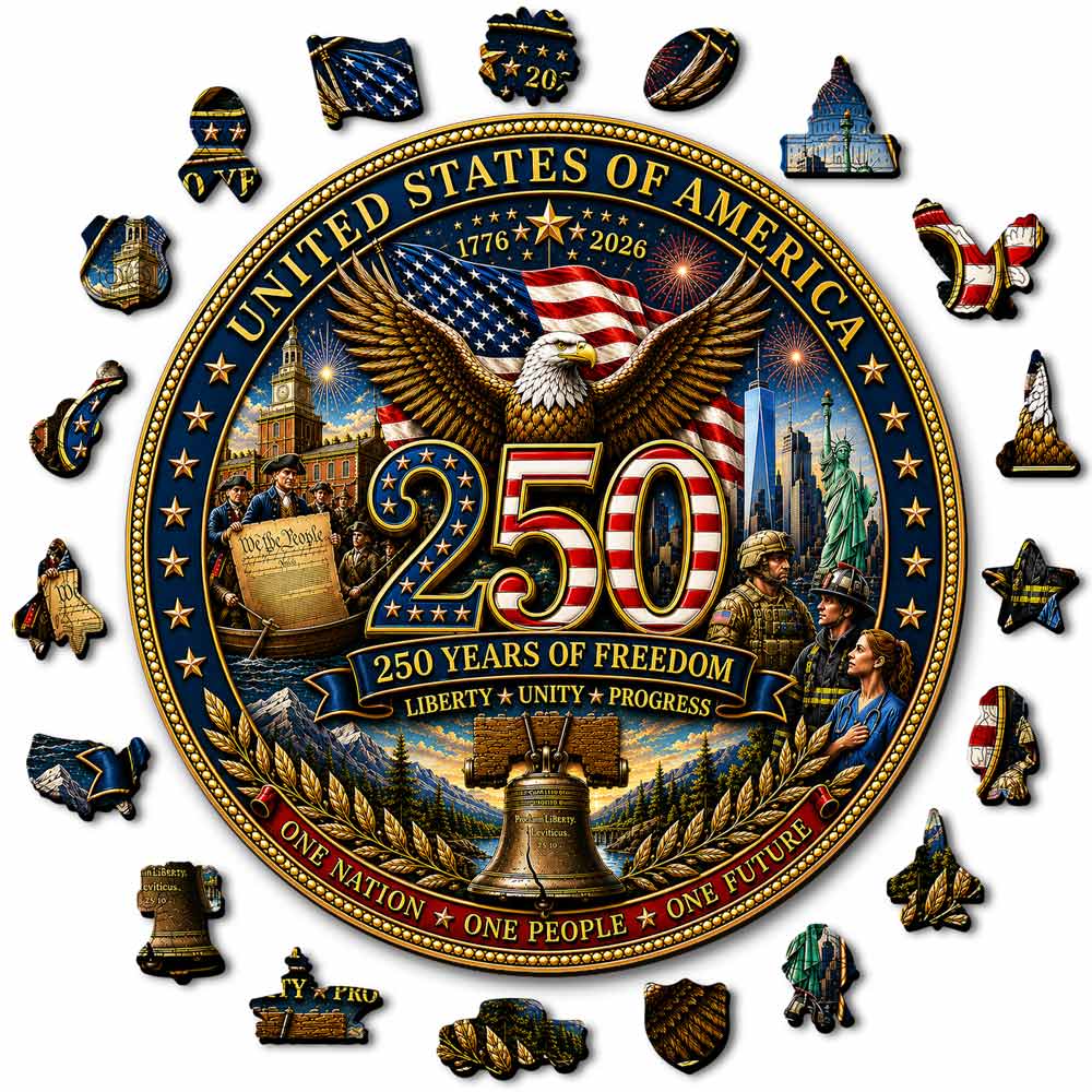 Animal Jigsaw Puzzle > Wooden Jigsaw Puzzle > Jigsaw Puzzle A5/Small 🔥Limited Edition🔥 Liberty Heritage - Wooden Jigsaw Puzzle